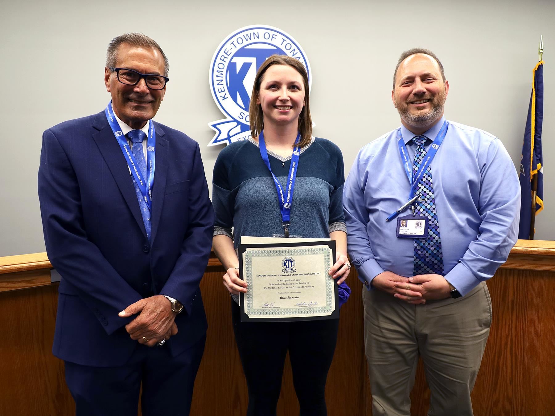 Alice Koszuta, Kenmore Junior/Senior High School Clerk Typist